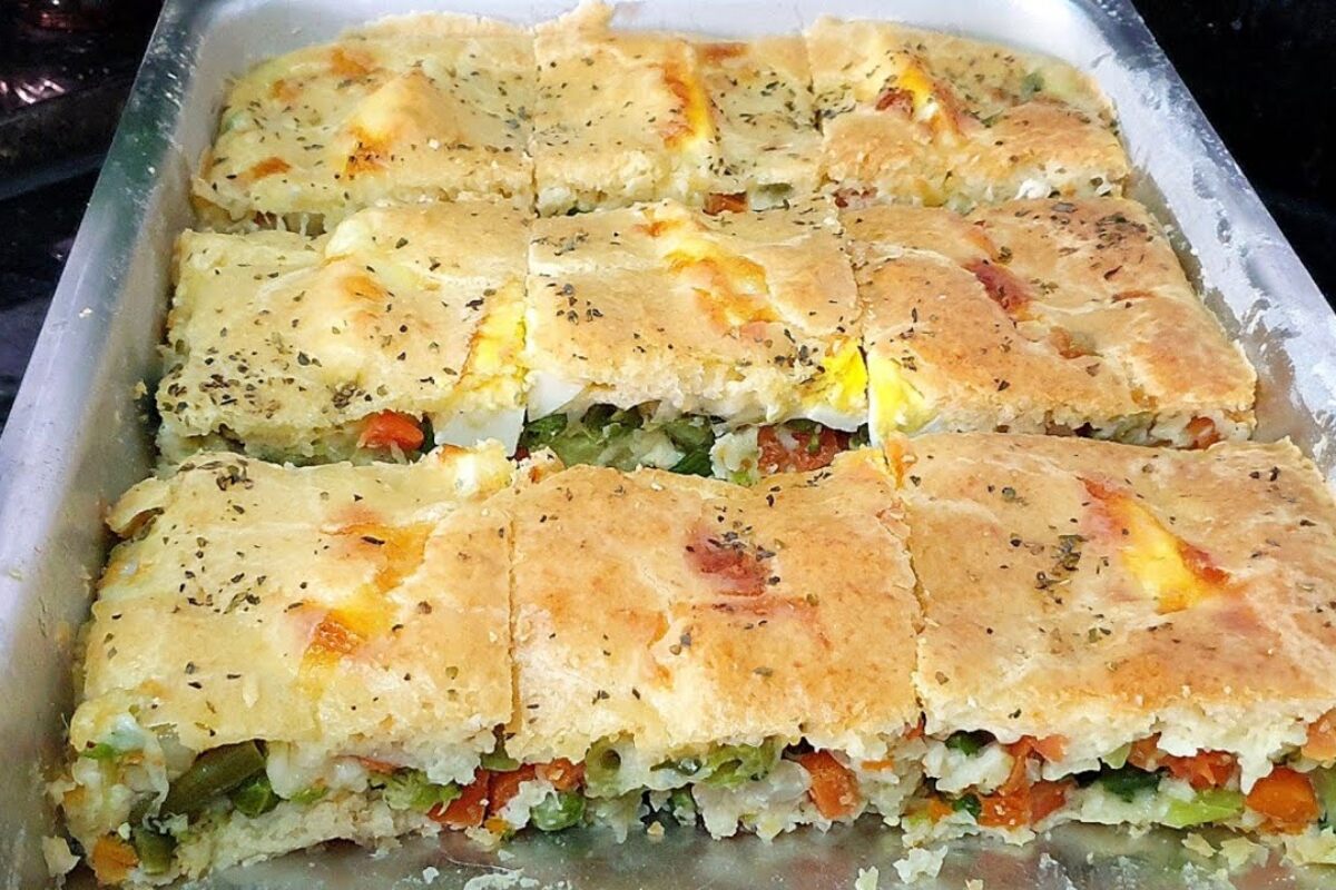 Torta de legumes com ovos super gostosa e um gostinho marcante para seu lanche 125 torta de legumes