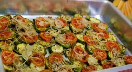 abobrinha assada no forno