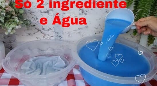 amaciante concentrado caseiro