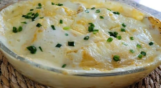 batata doce gratinada