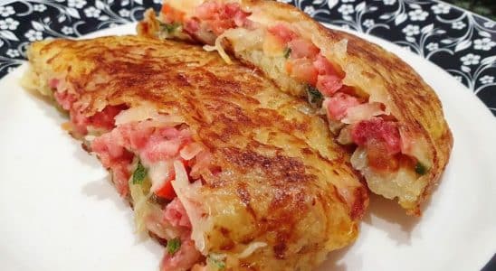 batata rosti recheada