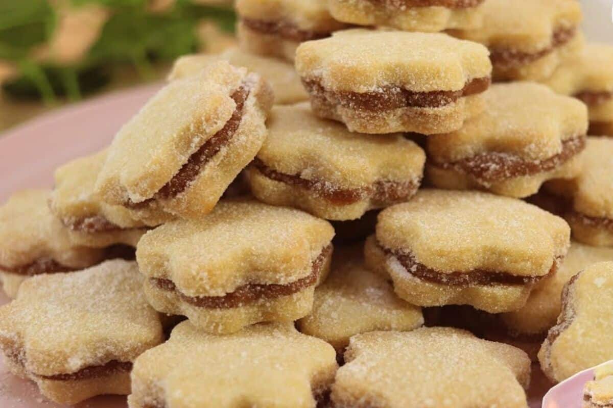 biscoito casadinho de doce de leite