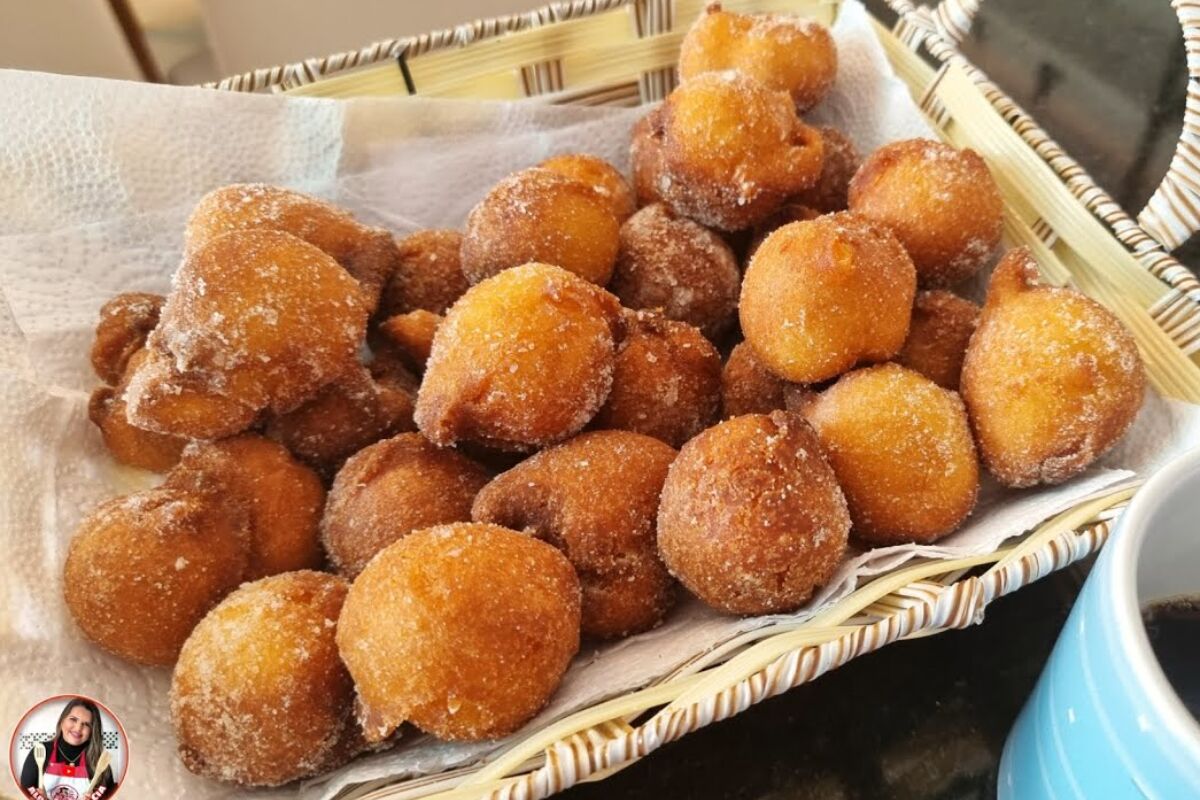 bolinho de chuva de laranja