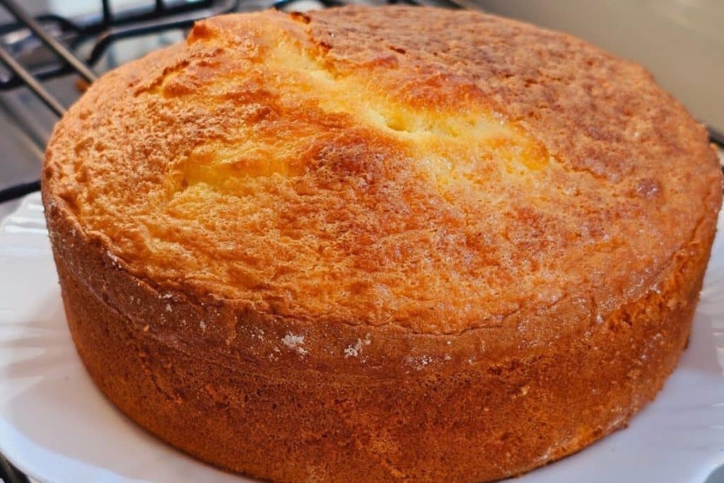 Bolo algodão sem trigo leve e macio que vai fazer sucesso na mesa de café da manhã 163 bolo algodão sem trigo