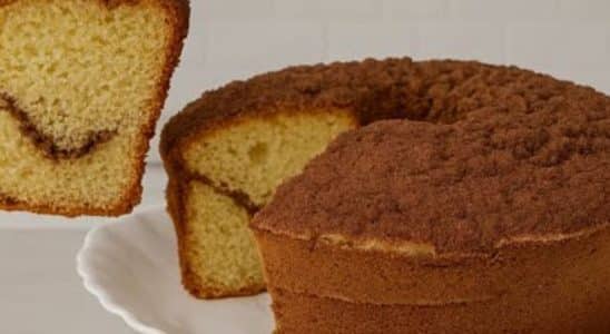bolo com farofa de chocolate