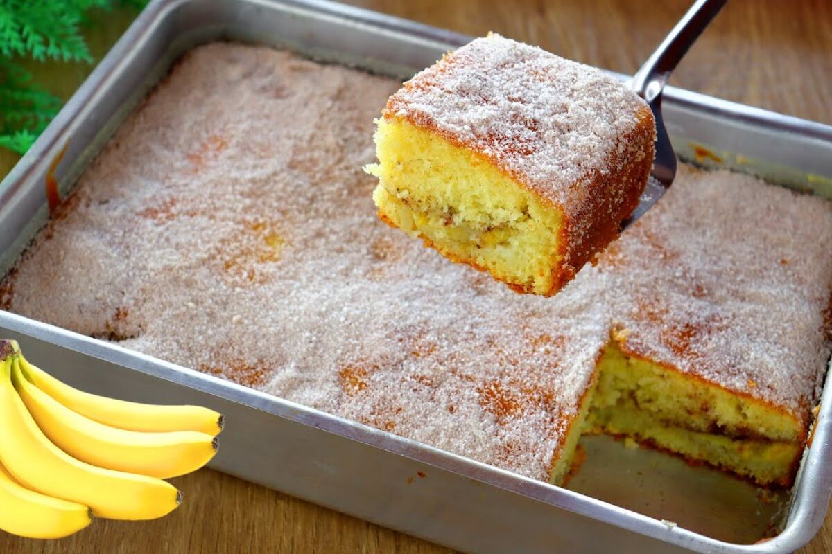 Bolo de banana recheado que surpreende na fofura e no sabor irresistível 9 bolo de banana recheado