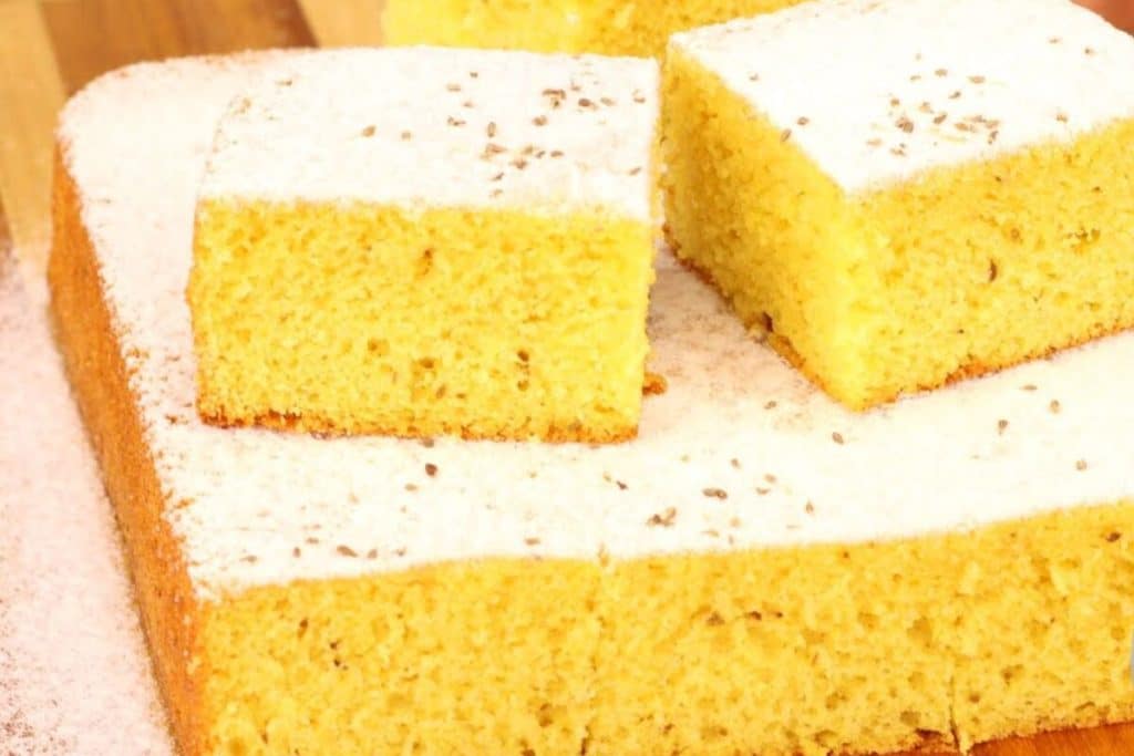 bolo de fubá caipira