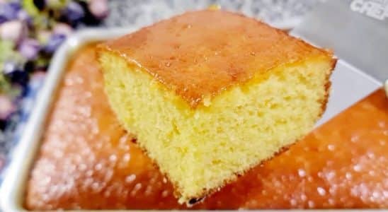 bolo de fubá com laranja