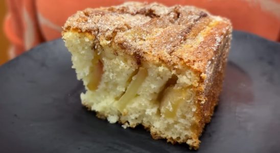 bolo de maçã com iogurte