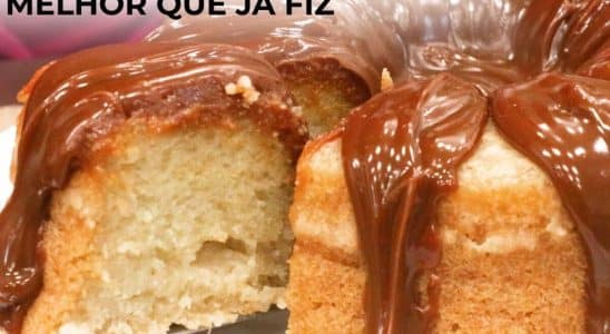 bolo de tapioca granulada