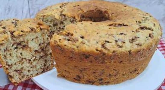 bolo formigueiro de banana