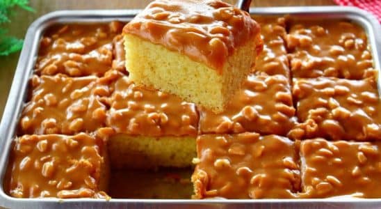 bolo pé de moça cremoso