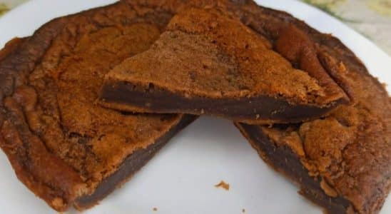brownie de frigideira