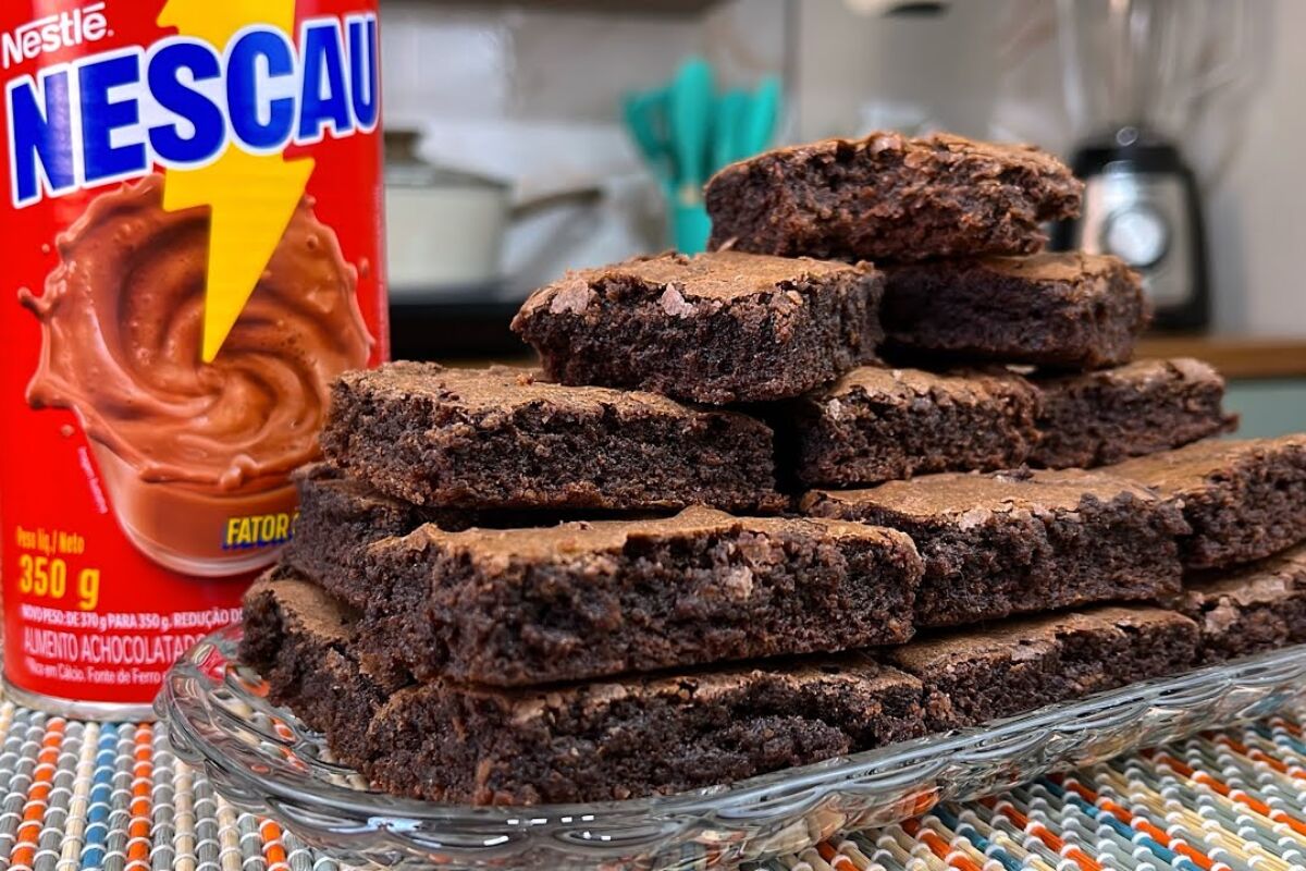 brownie de nescau