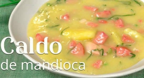caldo de mandioca