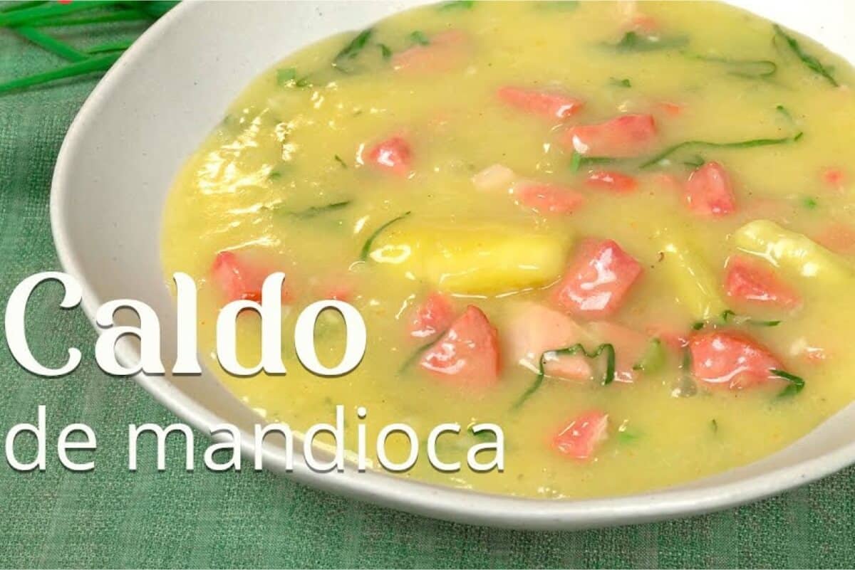 caldo de mandioca