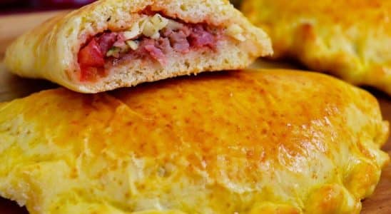calzone rápido e fácil