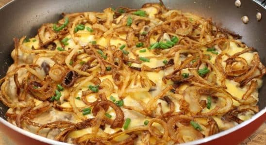 carne ao molho de cebola