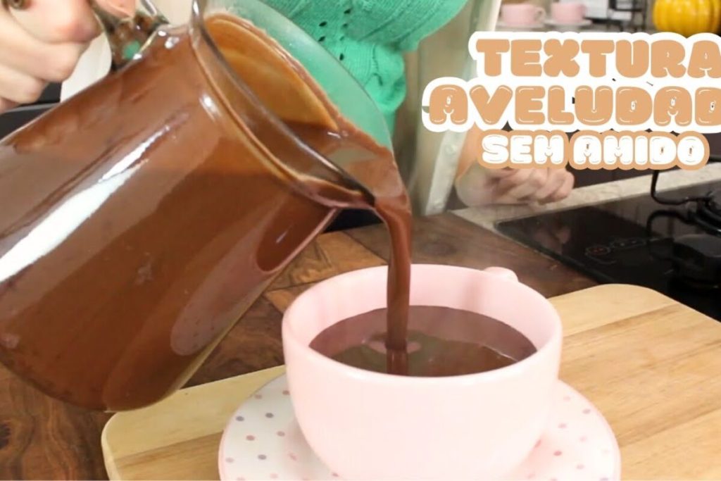 chocolate quente sem amido