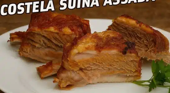 costela suína assada