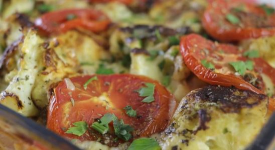 couve-flor gratinada