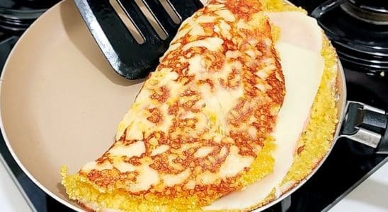 cuscuz de frigideira