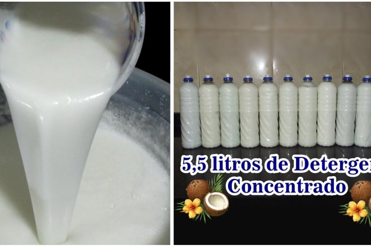 detergente de coco caseiro