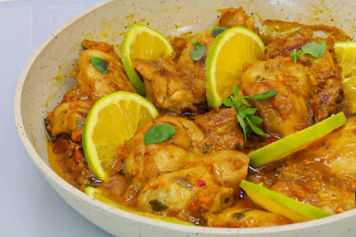 frango no caldo de laranja