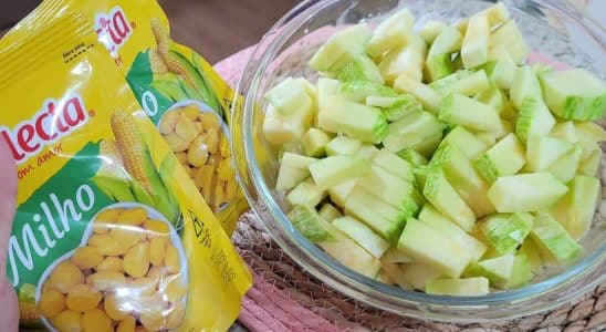 fricassê de abobrinha