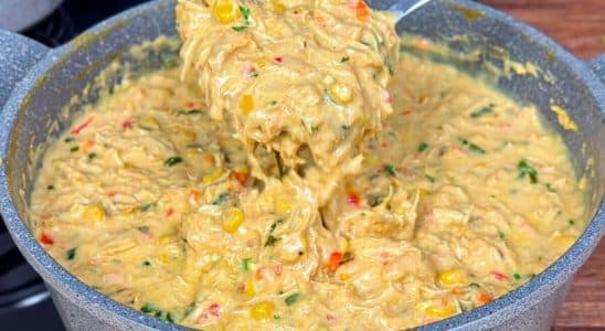 fricassê sem creme de leite