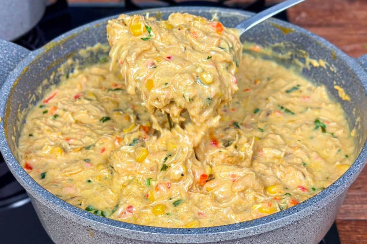 Fricassê sem creme de leite muito saboroso e cremoso para variar o cardápio do almoço 186 fricassê sem creme de leite