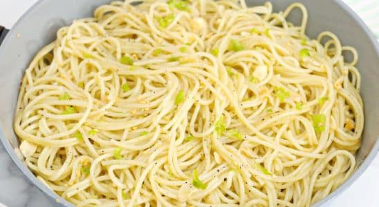 macarrão alho e óleo