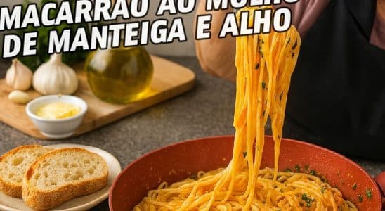 macarrão ao molho de manteiga