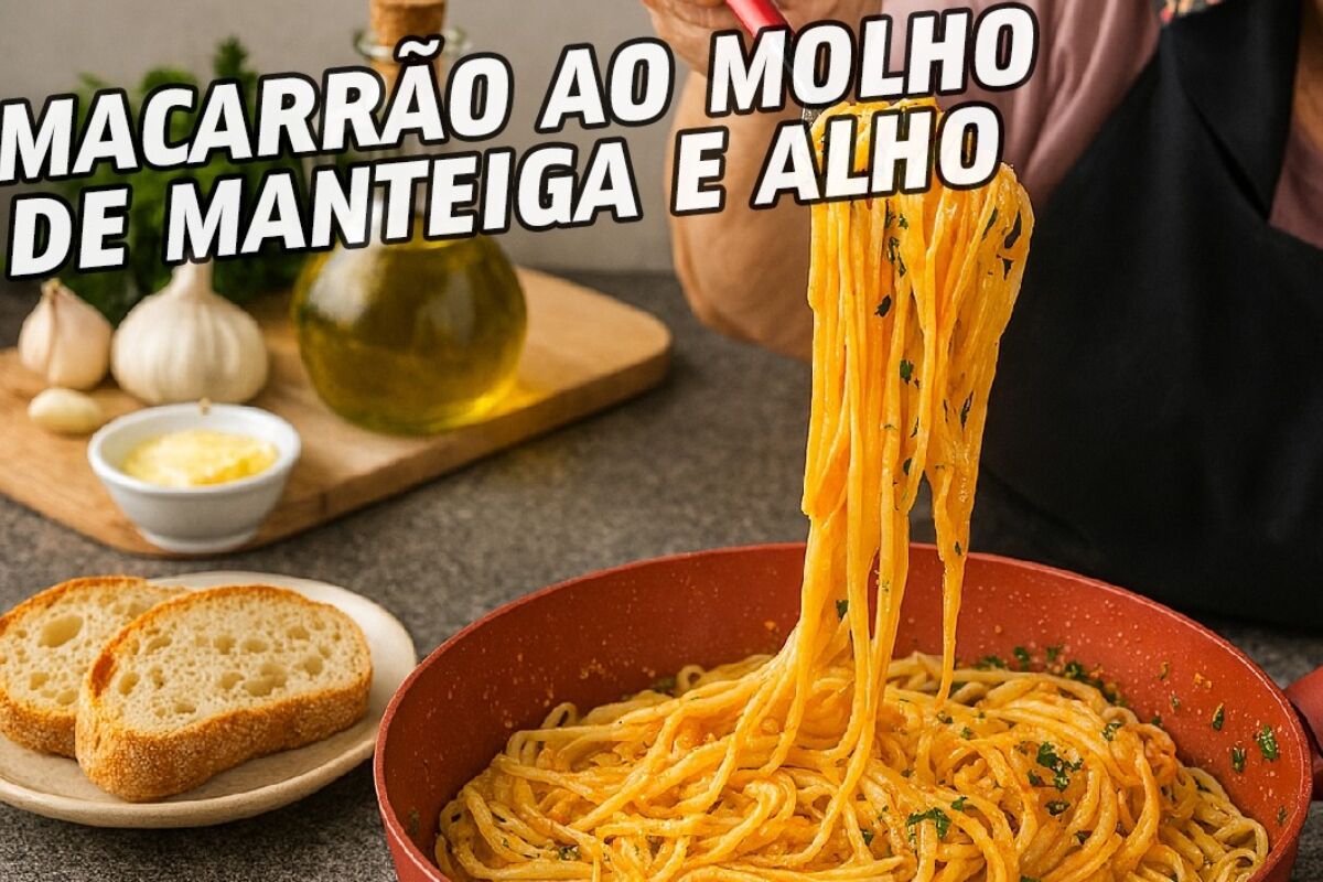 macarrão ao molho de manteiga