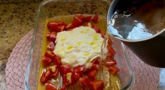 macarrão assado cremoso