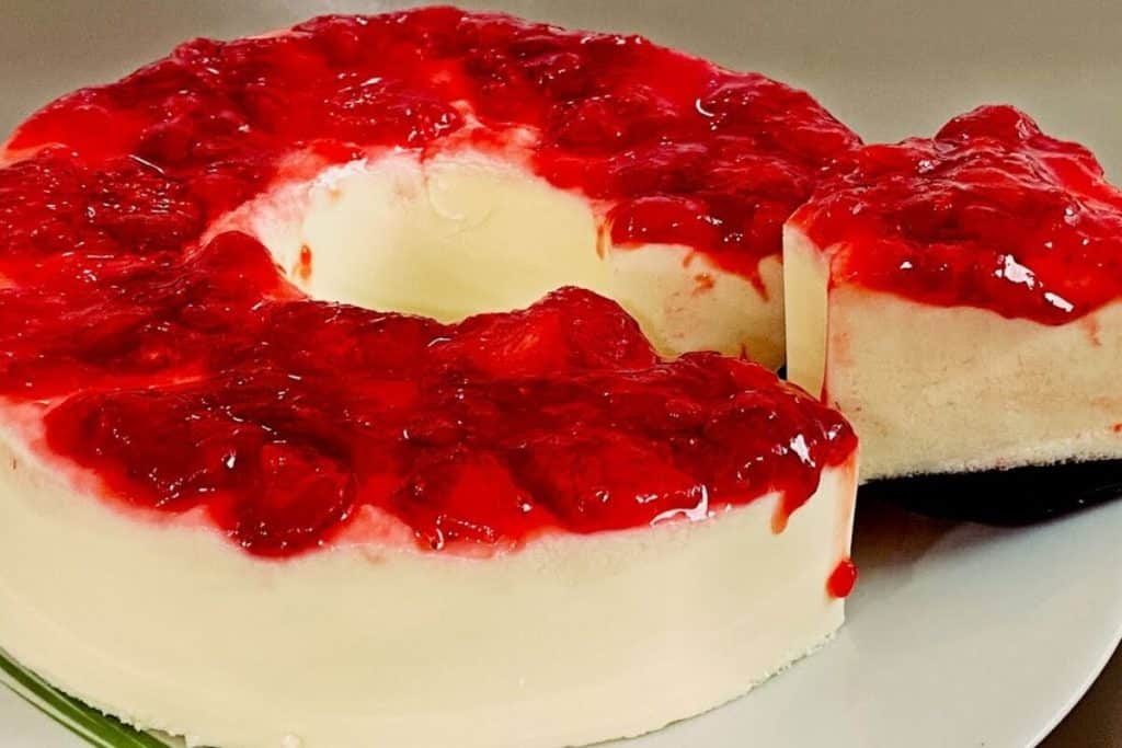 manjar de ninho com morango