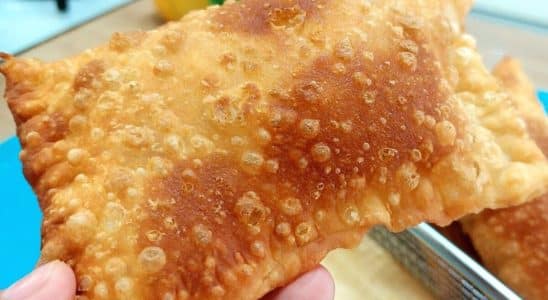 massa de pastel de feira