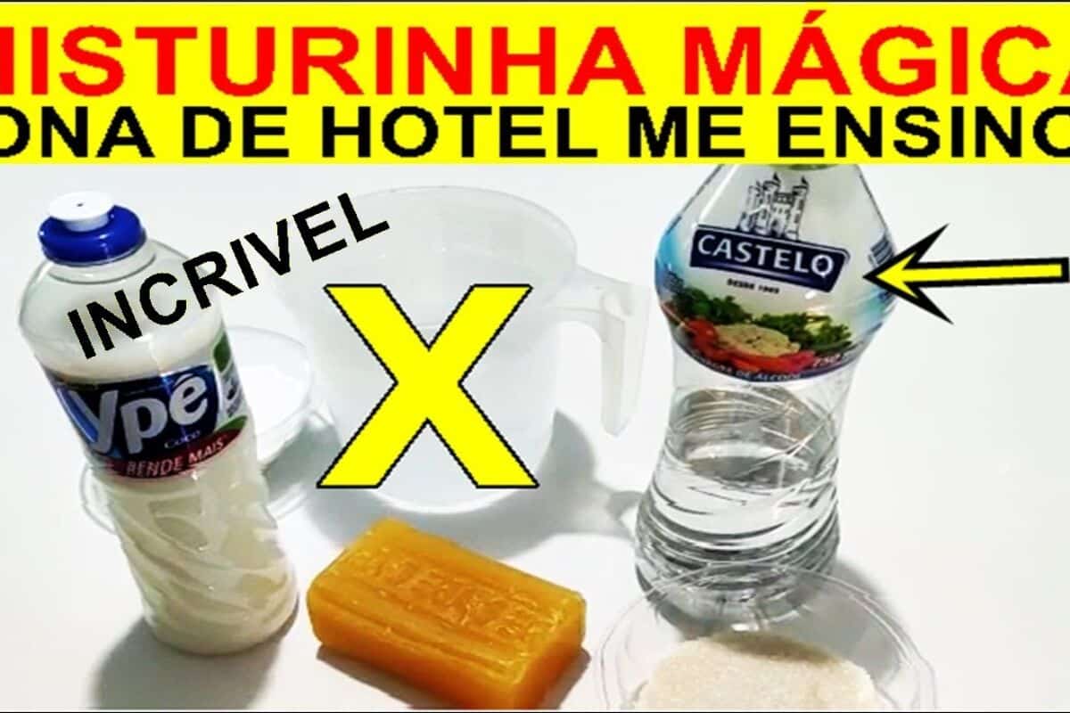 misturinha caseira para limpeza