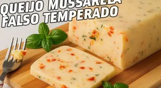 mussarela caseira temperada