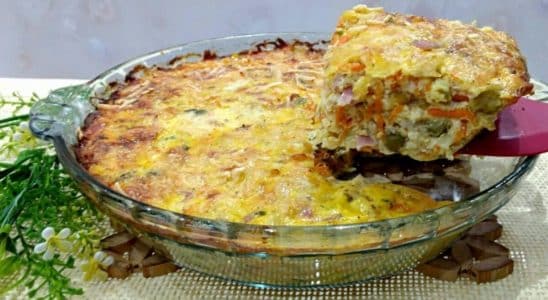 omelete de forno
