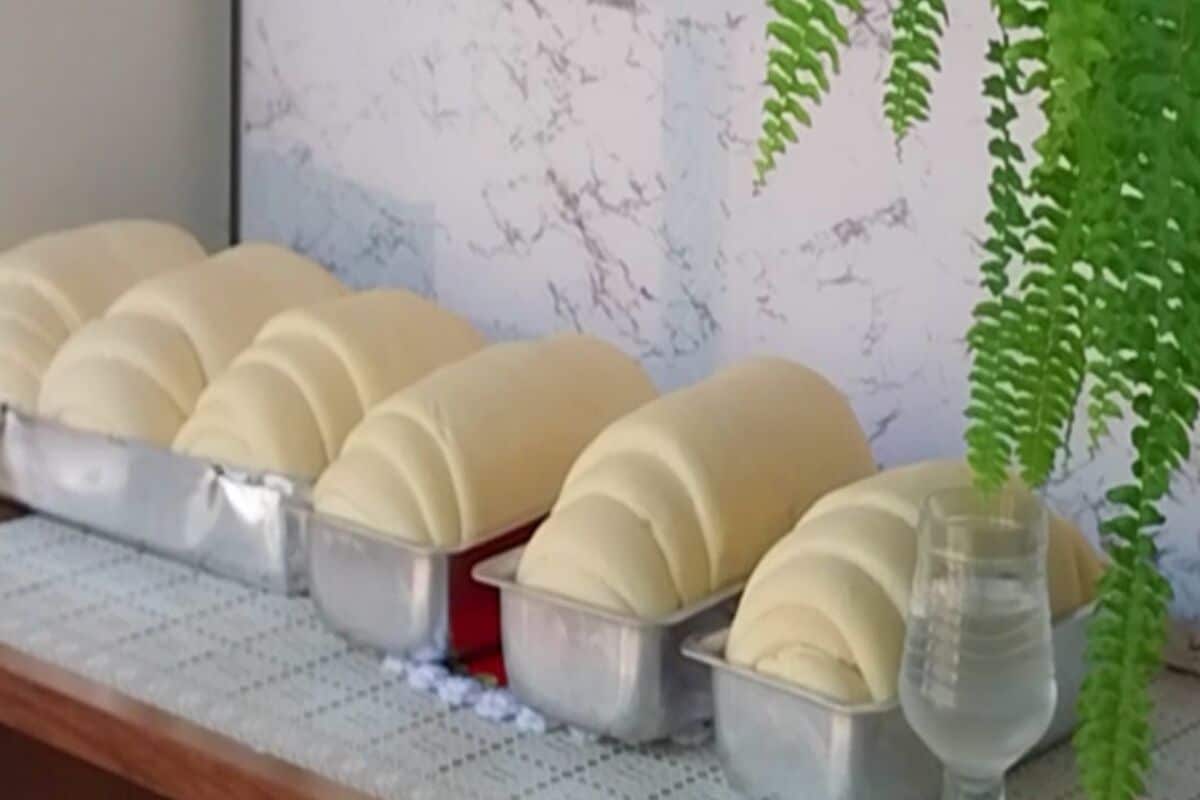 Pão caseiro fofinho que perfuma a casa, rende bem e vai bem com doce ou salgado 181 pão caseiro