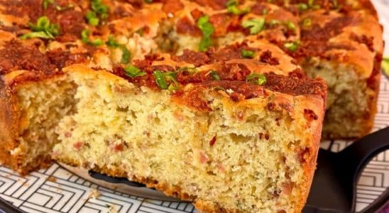 pão caseiro de colher