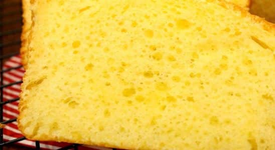 pão caseiro sem farinha