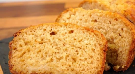 pão de cerveja com mel