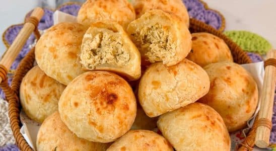 pão de queijo que não murcha