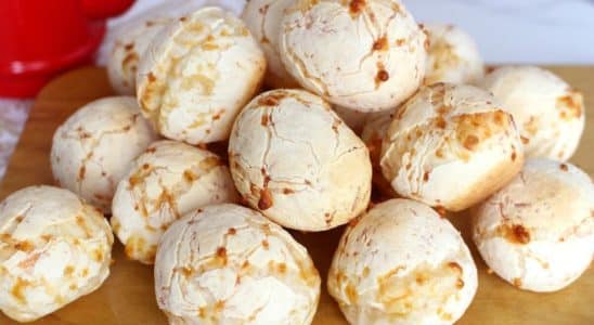pão de queijo sem ovo