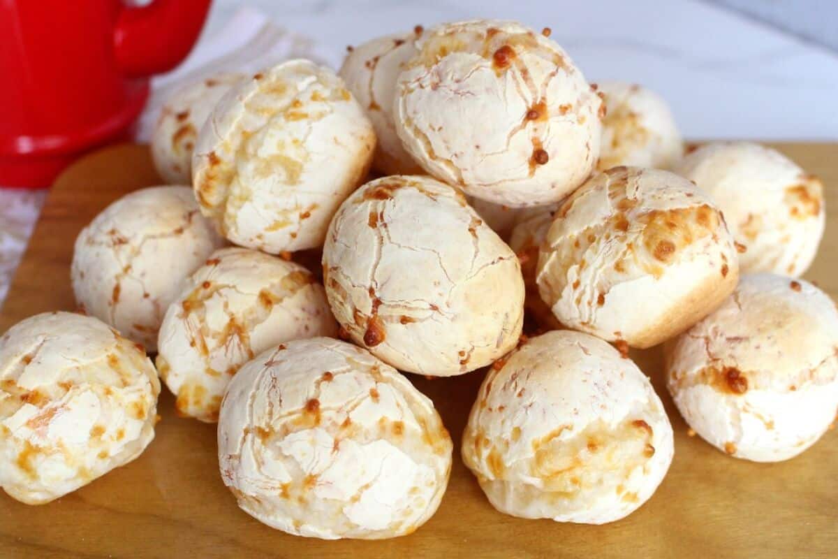 pão de queijo sem ovo
