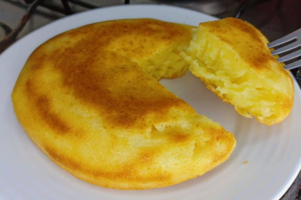pão de tapioca de frigideira