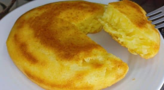 pão de tapioca de frigideira