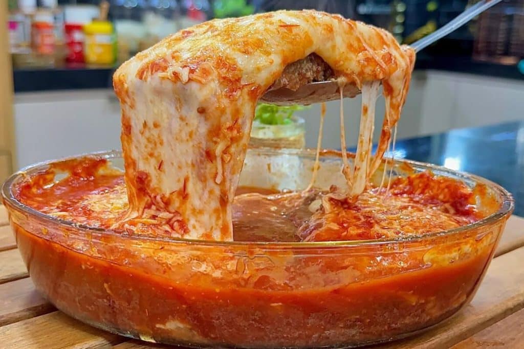 parmegiana de carne moída